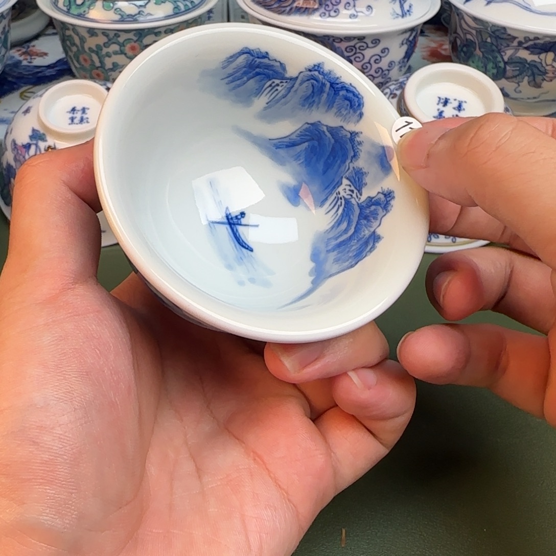 彦祖纯手工手绘茶具114