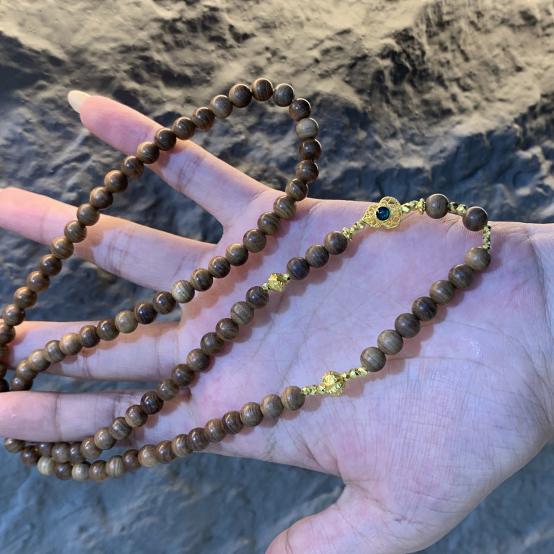 沉香沉香【琪琪臻选】沉香手串-多样性发其一-W73|BCX