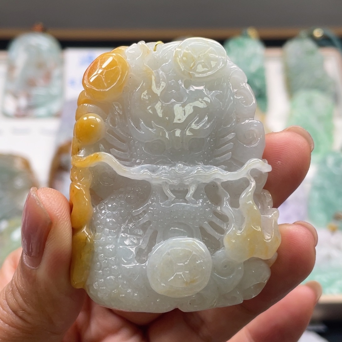 翡翠吊坠(不含链)未镶嵌