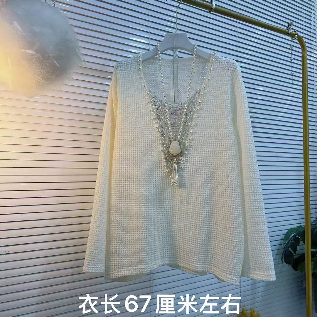 胖MM2025秋冬时尚新款欧货针织衫宽松高品质内搭高端洋气网衫搭配