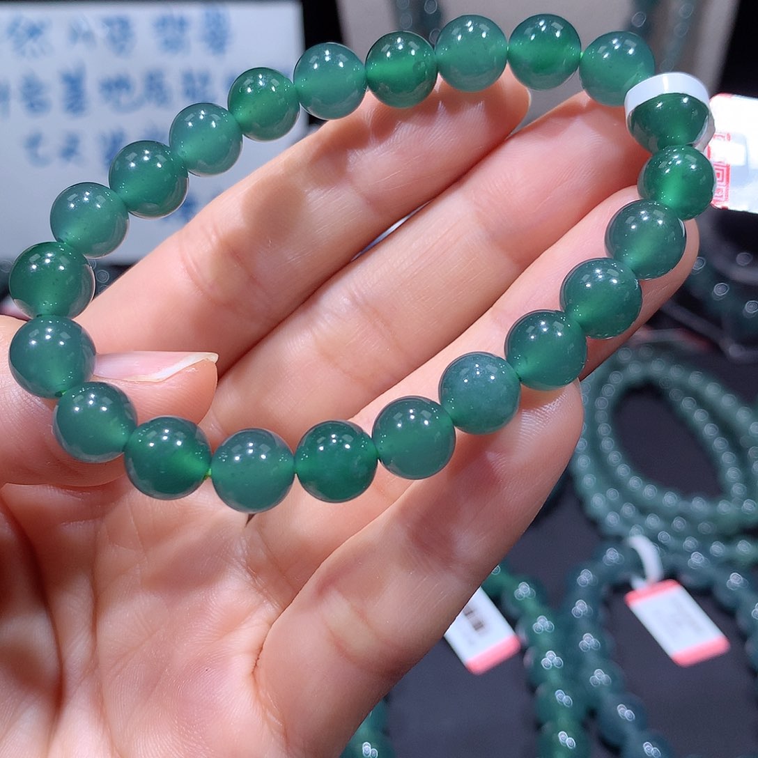 未镶嵌手串翡翠正品天然翡翠A货手串手链