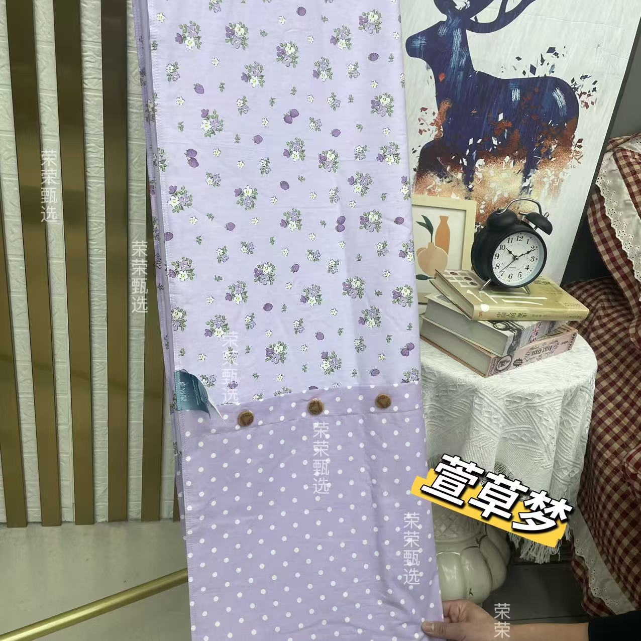  【RR荣荣】纽扣款-纯棉加密被套加厚亲肤柔软  单人/双人