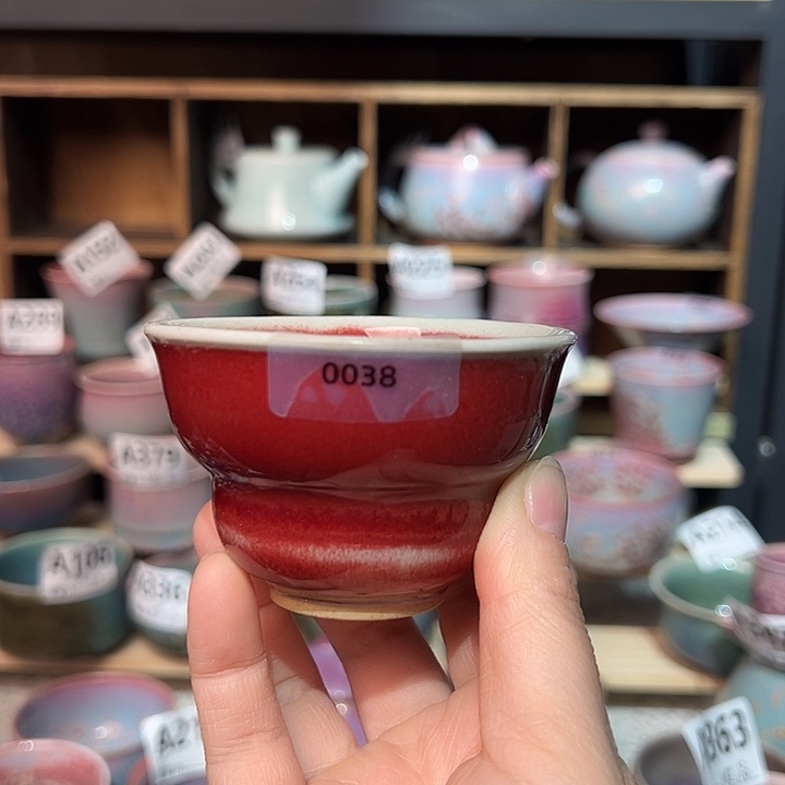 钧瓷瓶子钧瓷杯子