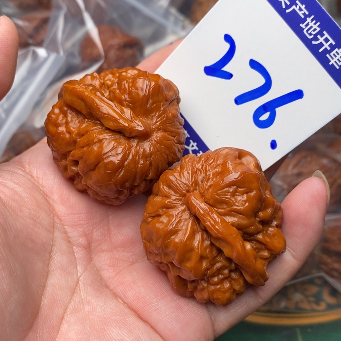把件文玩核桃一根筋