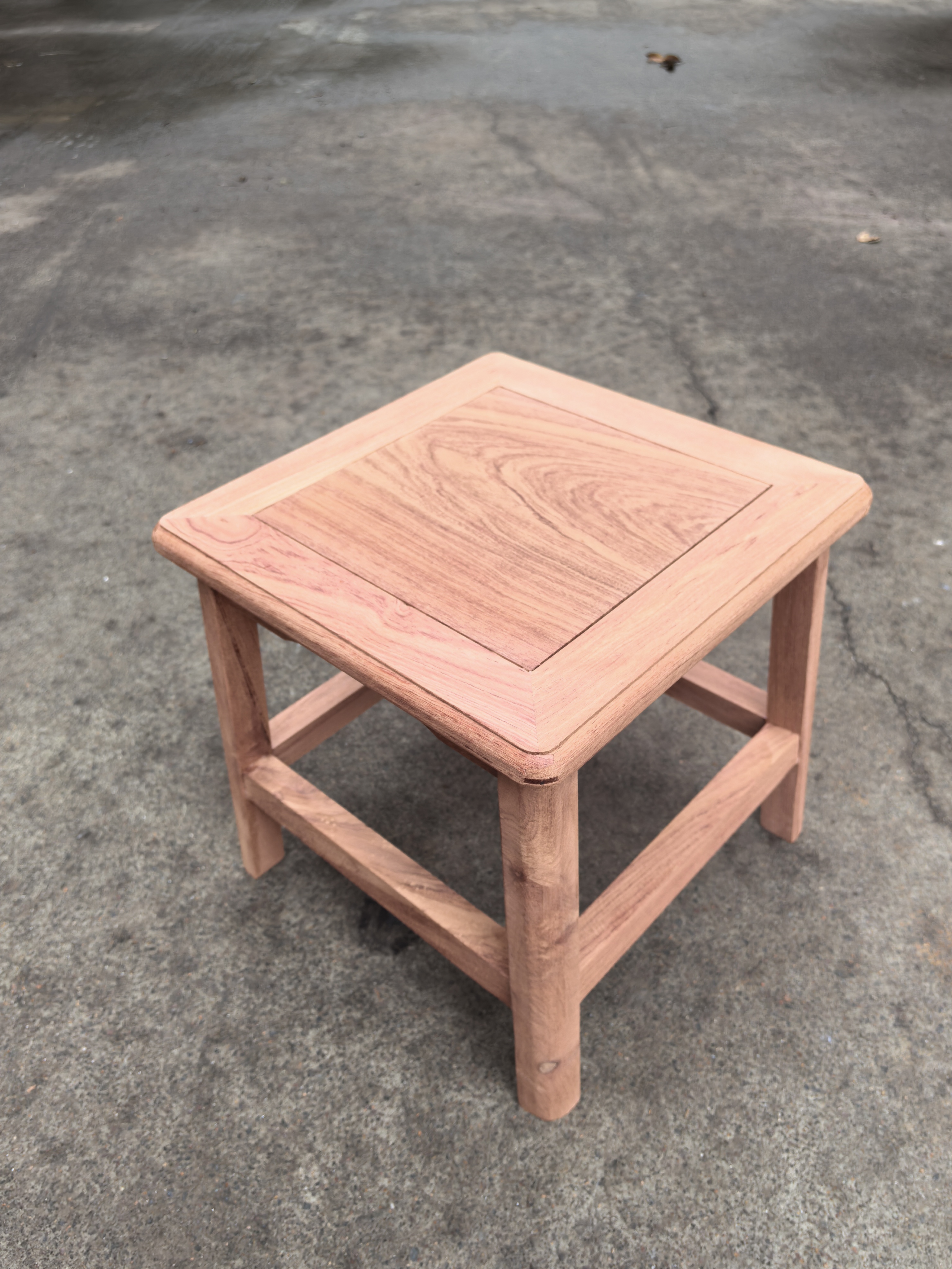 赞比亚小巴花红木小方凳富贵凳换鞋凳实木小方凳28*28*28白胚