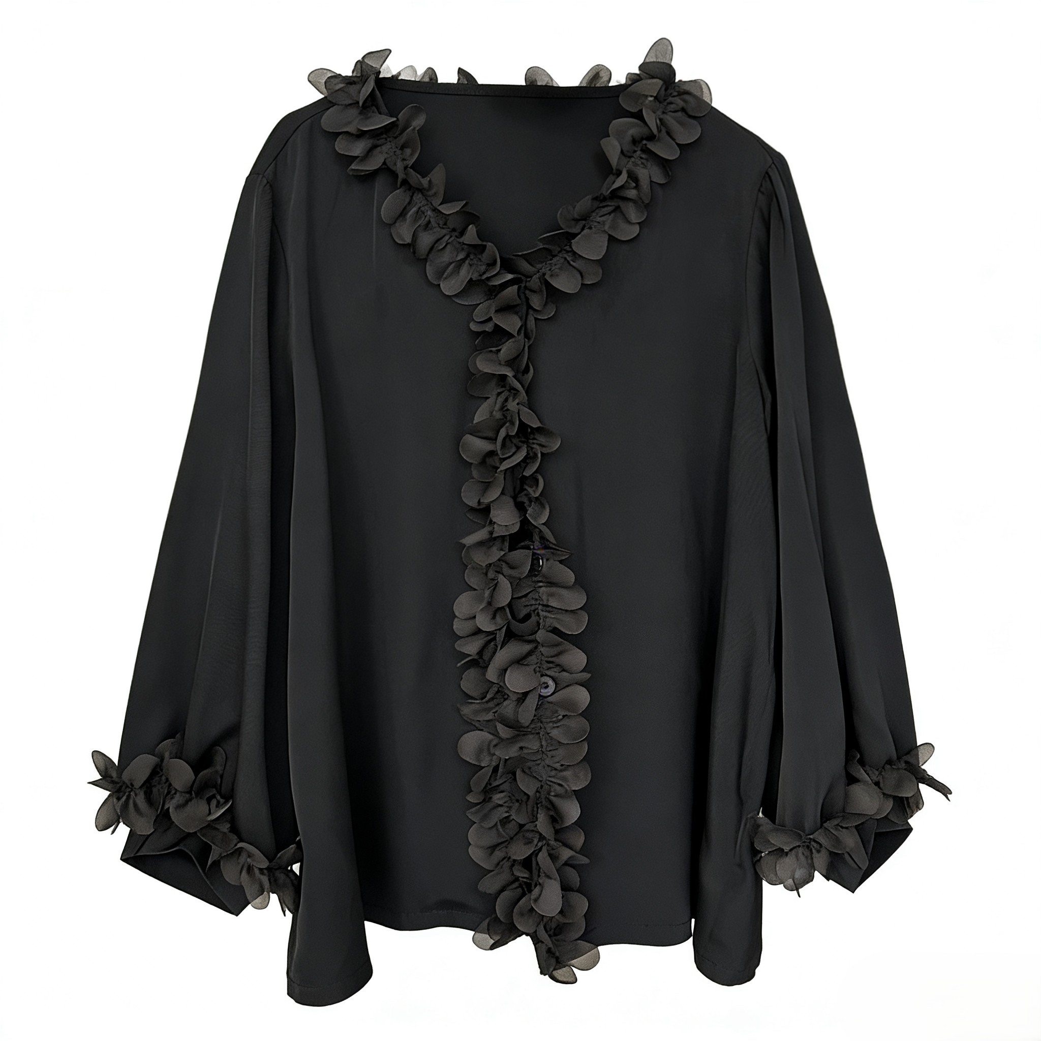 （035衬衣）拼接休闲风不起球宽松纯色衬衫连衣裙潮流衬衣女士