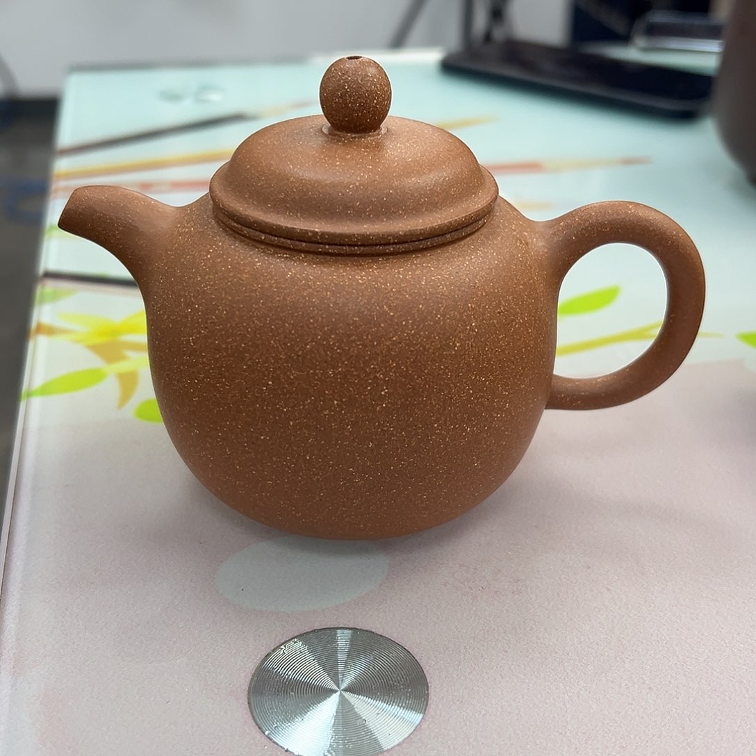 紫砂茶壶蟹黄段泥疱尊