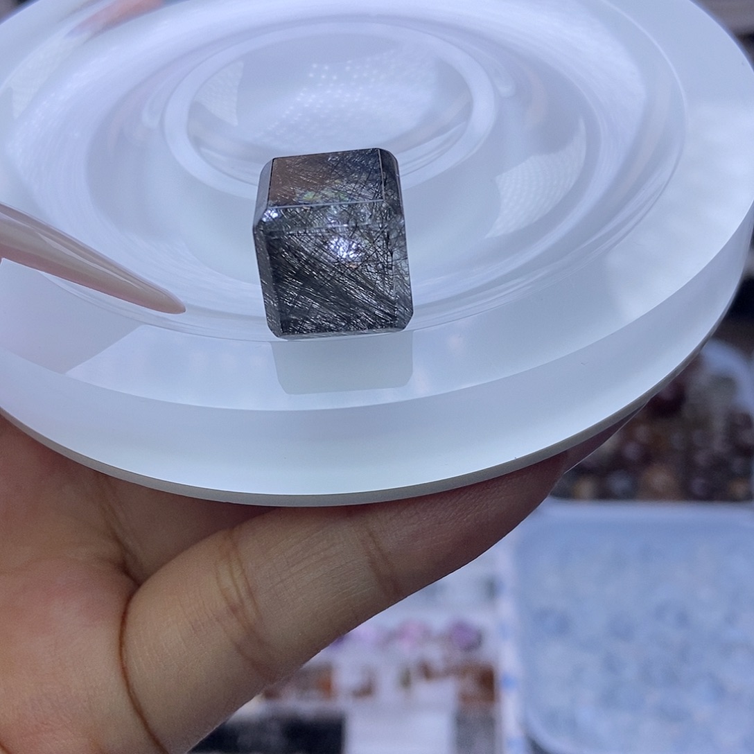 N****水晶手链银S925镶嵌定制打孔不退换