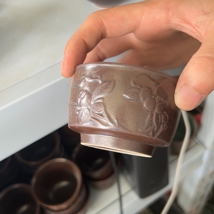 龙泉云间青瓷小米茶器