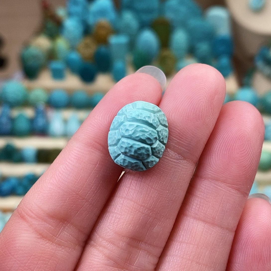 绿松石珠宝奇石未镶嵌