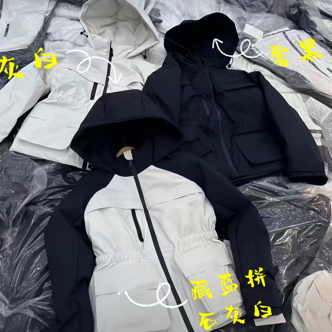 787新款派克连帽收腰加厚棉服