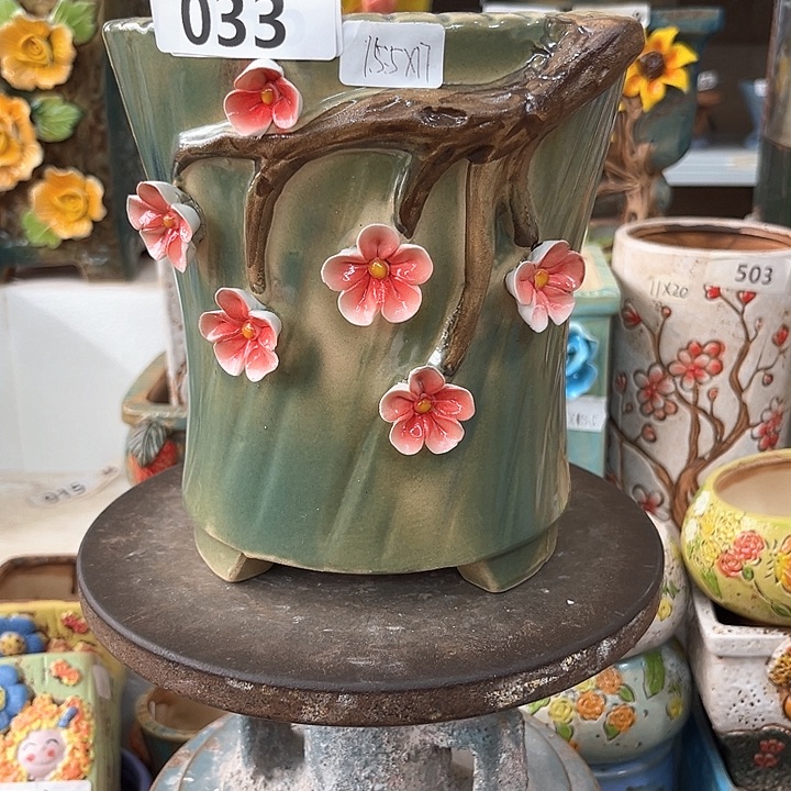 紫砂花盆粗陶材质多肉花盆