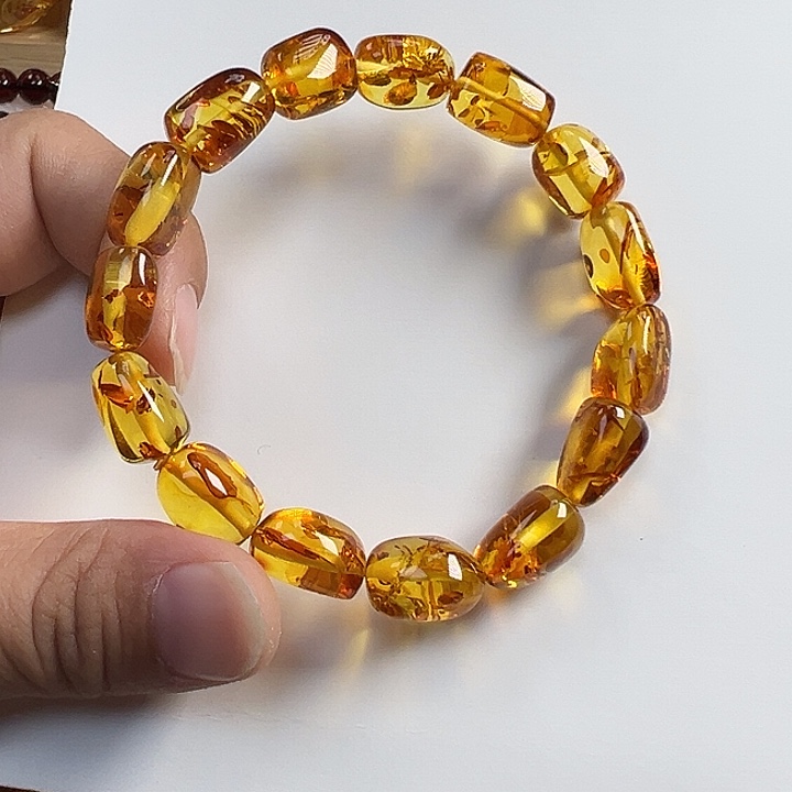 琥珀（花珀）未镶嵌项圈