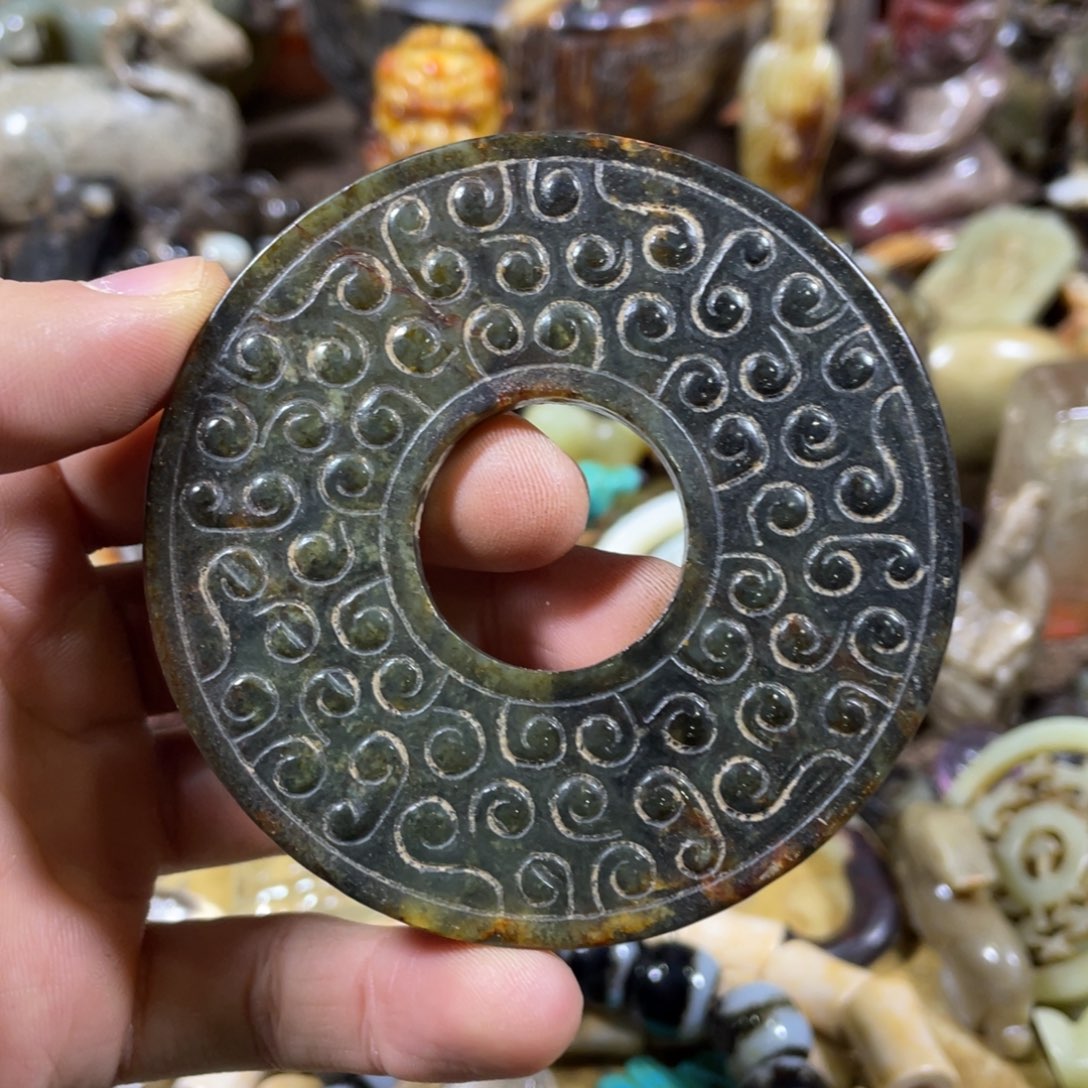 和田玉未镶嵌吊坠(不含链)