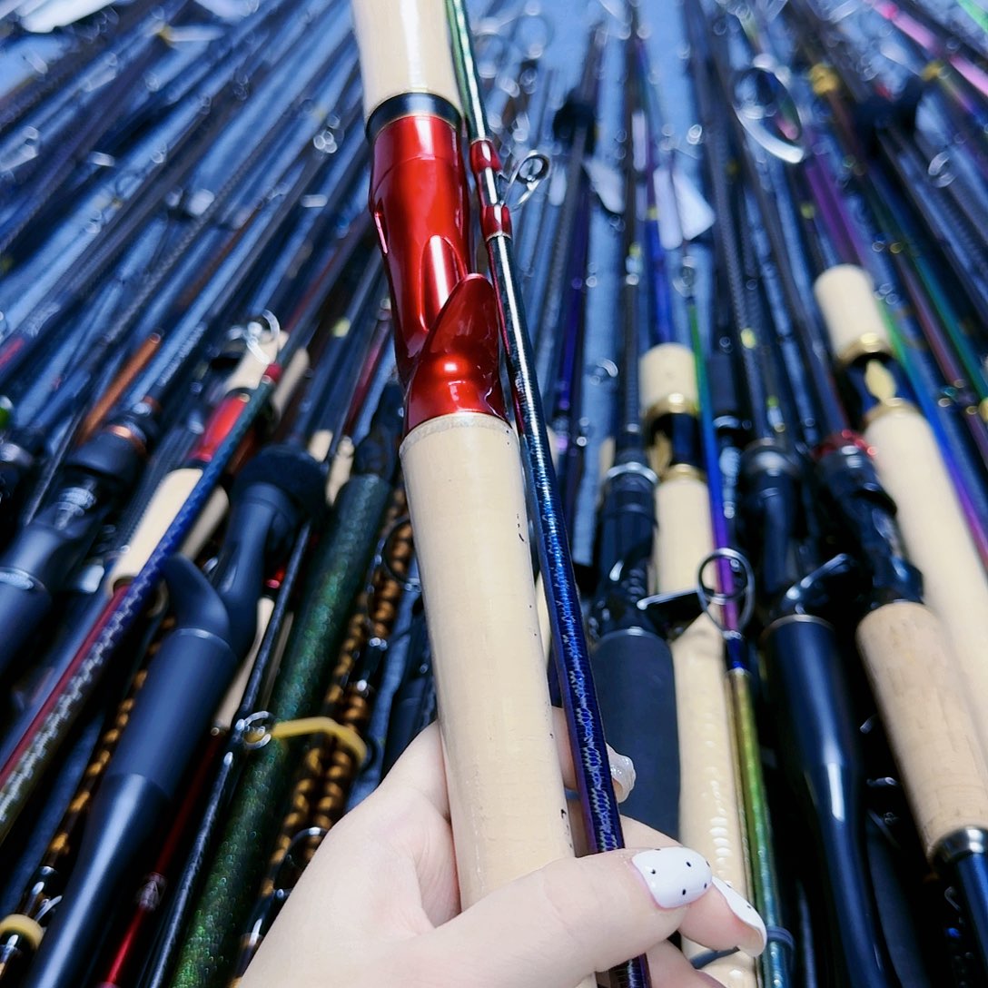 不***看碳素3.8m路亚竿枪饼杆链接