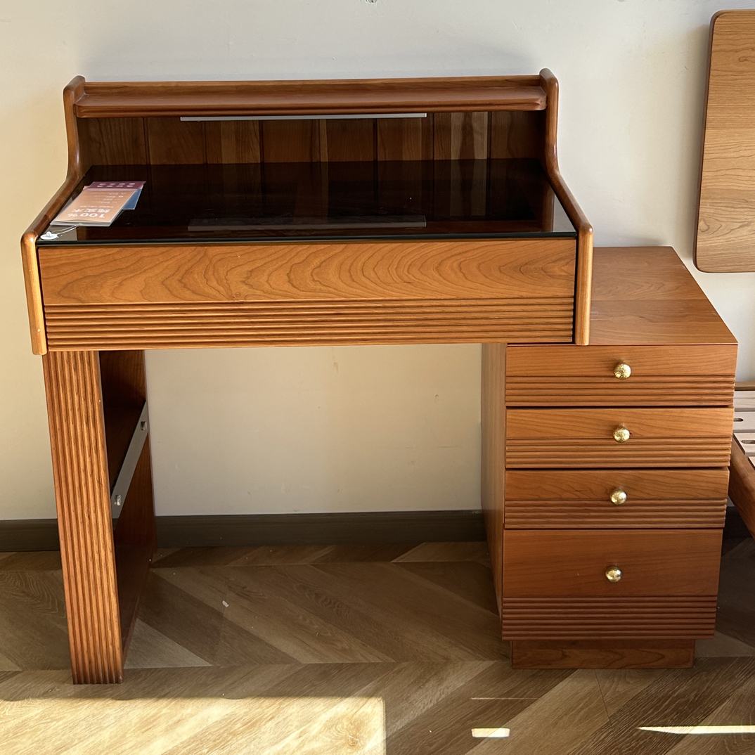 样品樱桃木梳妆台微瑕no退换