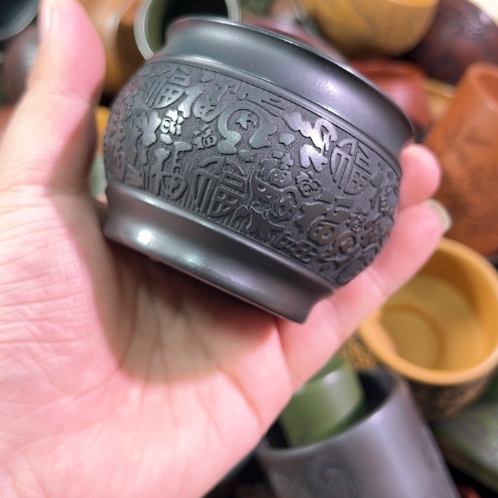 茶杯紫砂全手工紫砂主人杯