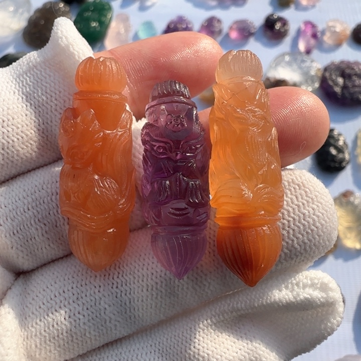 水晶颈饰未镶嵌九尾狐