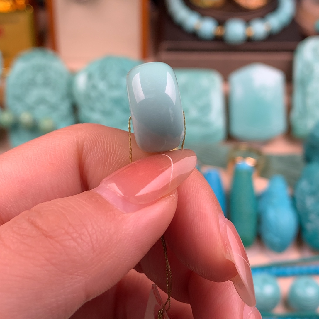 绿松石未镶嵌墩子17