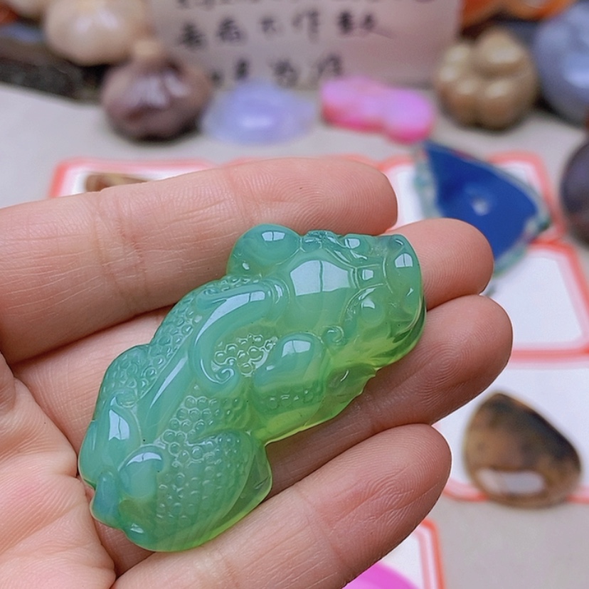 【闪购商品】未镶嵌玛瑙/玉髓珠宝半成品刘