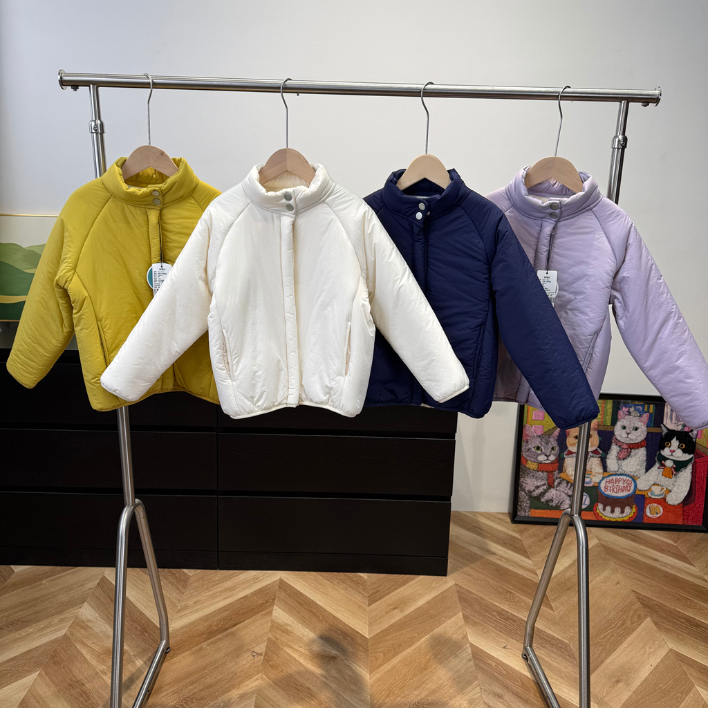 25冬季新款轻便立领儿童棉服外套中大男童女童休闲上衣8053