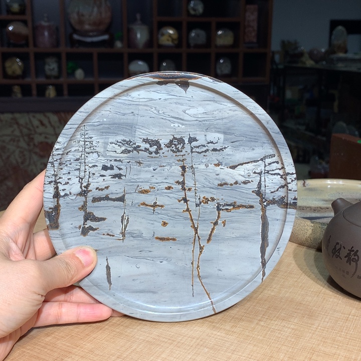 广西国画石摆件，观赏收藏