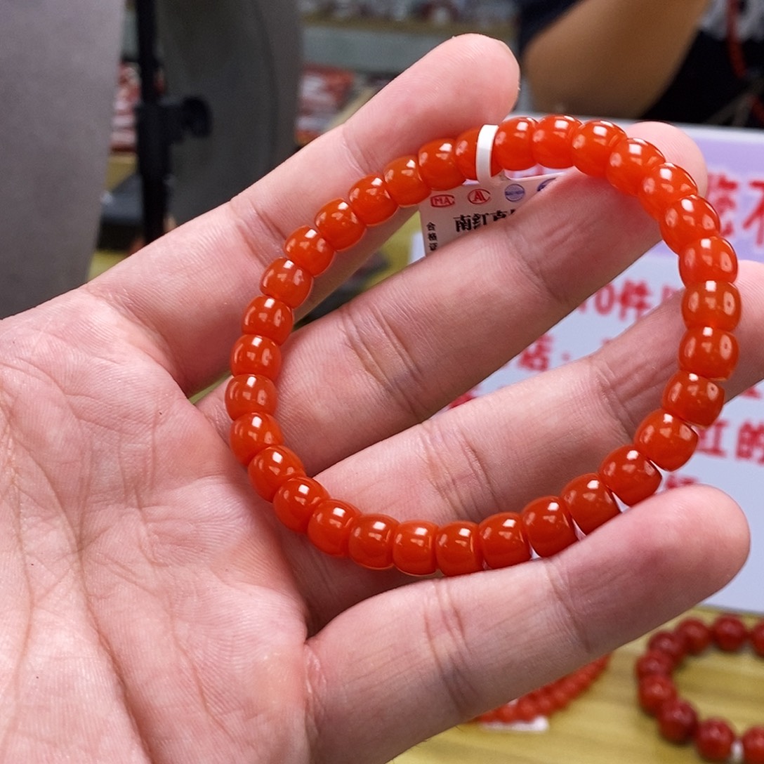 南红玛瑙多样式发一未镶嵌7mm+