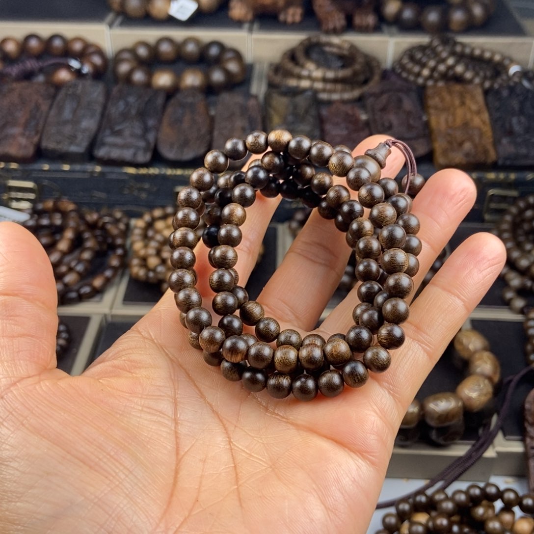 沉香手串P****8越南芽庄白棋