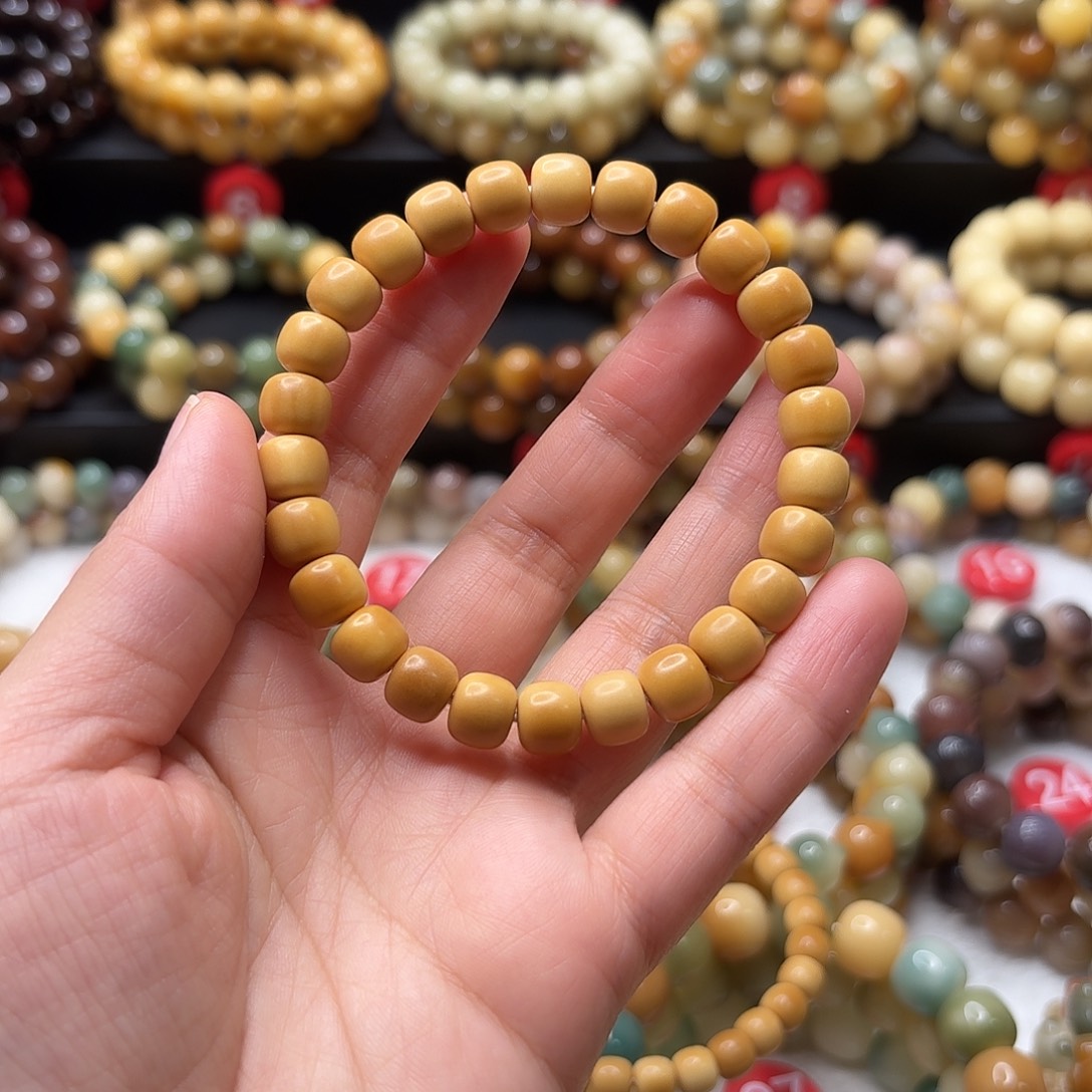 菩提根/象牙果手串白玉菩提