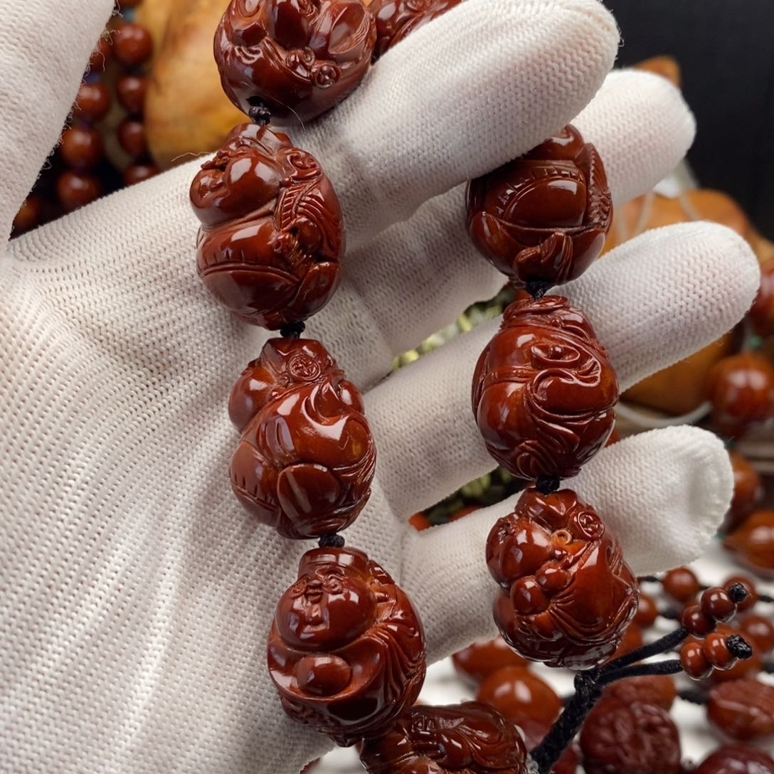 橄榄核手串造*呀我想知道