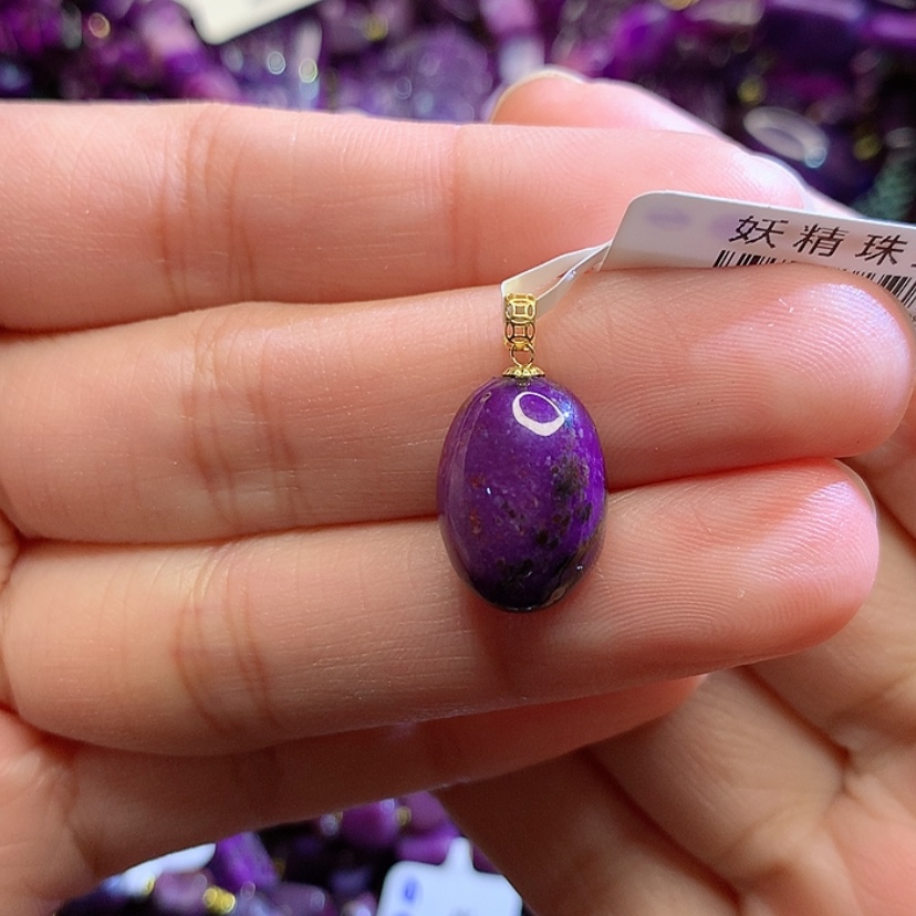 【闪购商品】苏纪石（舒俱来）吊坠18K金镶嵌