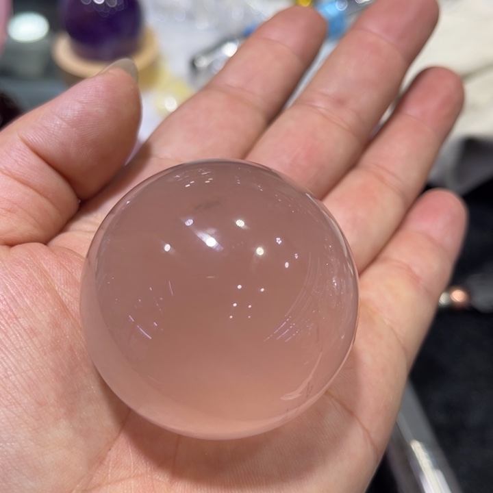 水晶水晶球未镶嵌无***蝈
