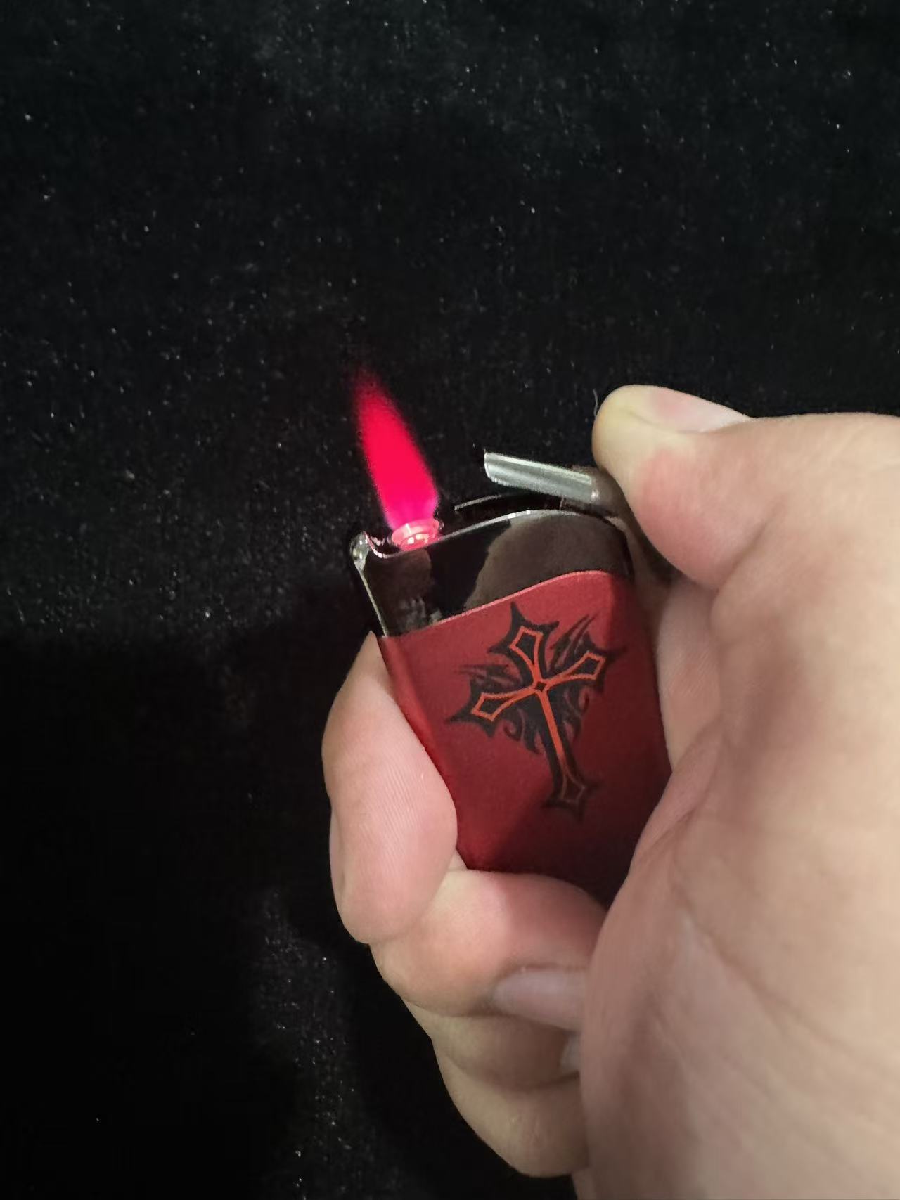 5212-小巧便携高质感防风直冲充气创意打火机适合送男友