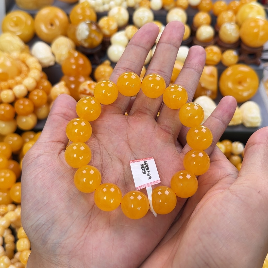 琥珀未镶嵌珠宝奇石16mm同料