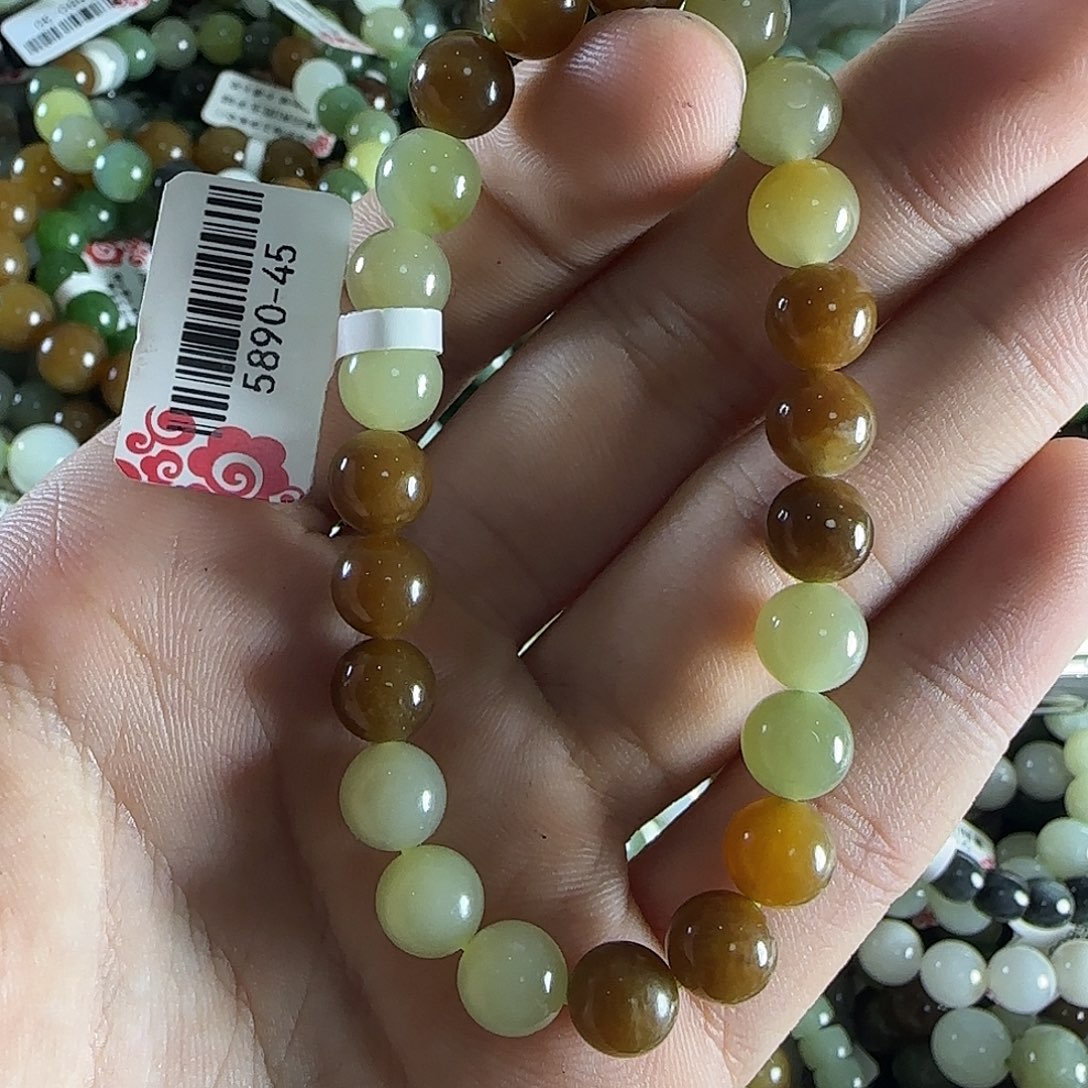 和田玉手链未镶嵌162