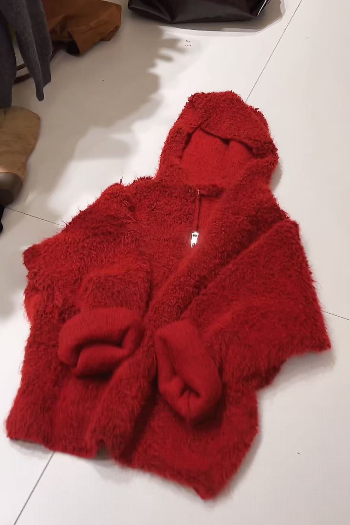 米满满-MEENI（#1752）休闲连帽百搭“小绵羊”ST