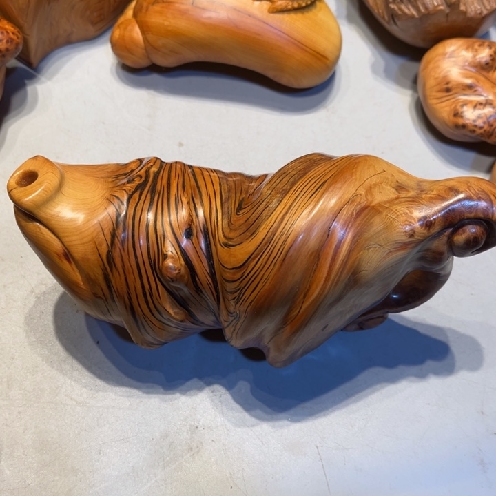 柏木手把件把玩把玩