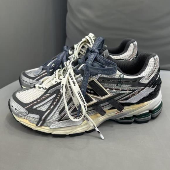 【万达撤柜】新百伦男鞋1906A经典运动跑鞋覆古白银网面NB女鞋棕