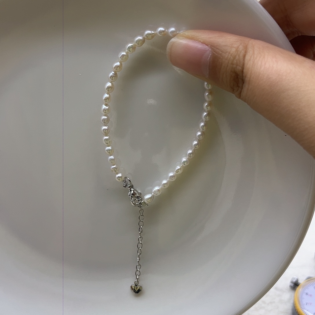 项链合金淡水珍珠