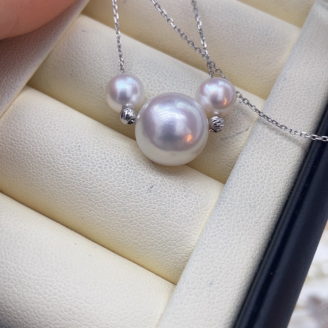 海水珍珠颈饰银S925镶嵌