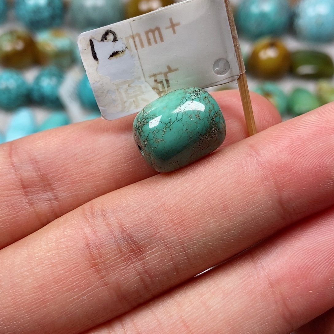 未镶嵌绿松石珠宝半成品