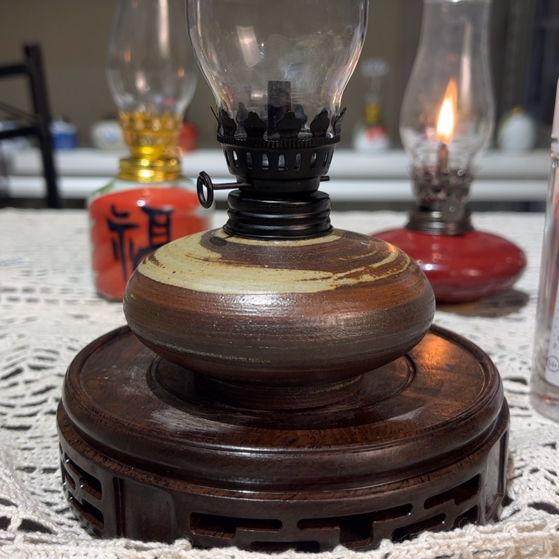 摆件景德镇陶瓷香薰灯