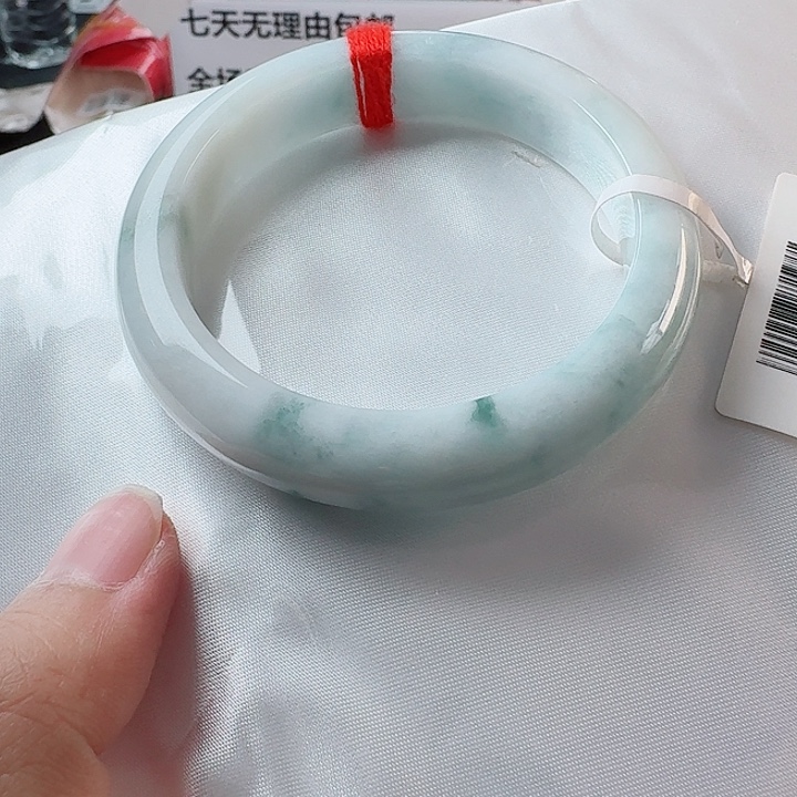 翡翠未镶嵌手镯16号55-4012