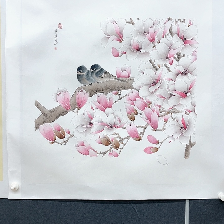 国画潛***人三尺斗方王莎