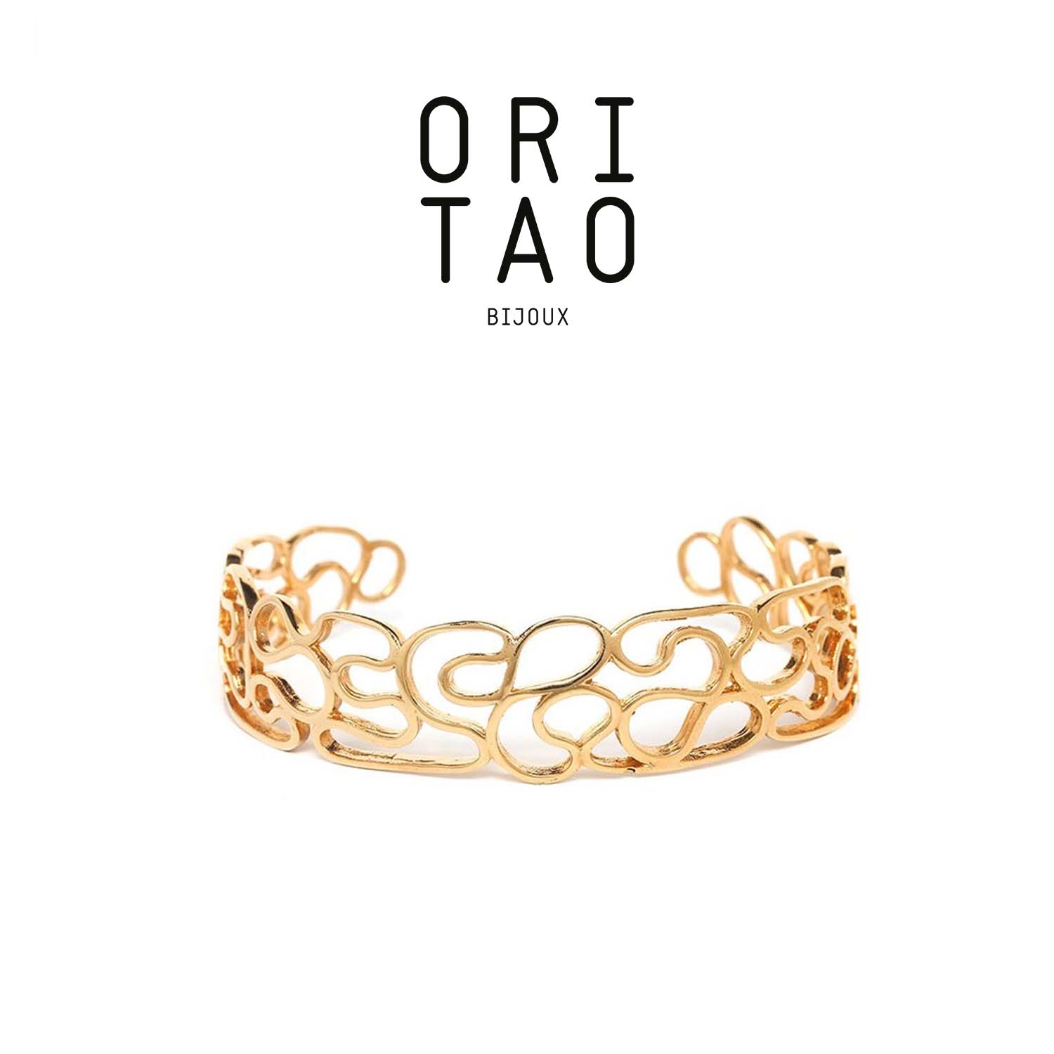 合金手镯 法国品牌ORI TAO 秘境系列 手轻奢时尚个性气质礼物镯 