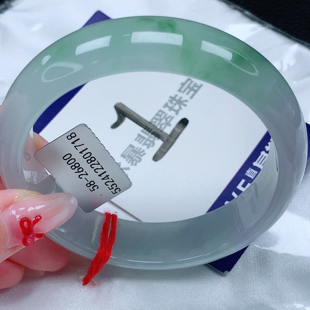 翡翠手镯未镶嵌天然缅甸a货翡翠