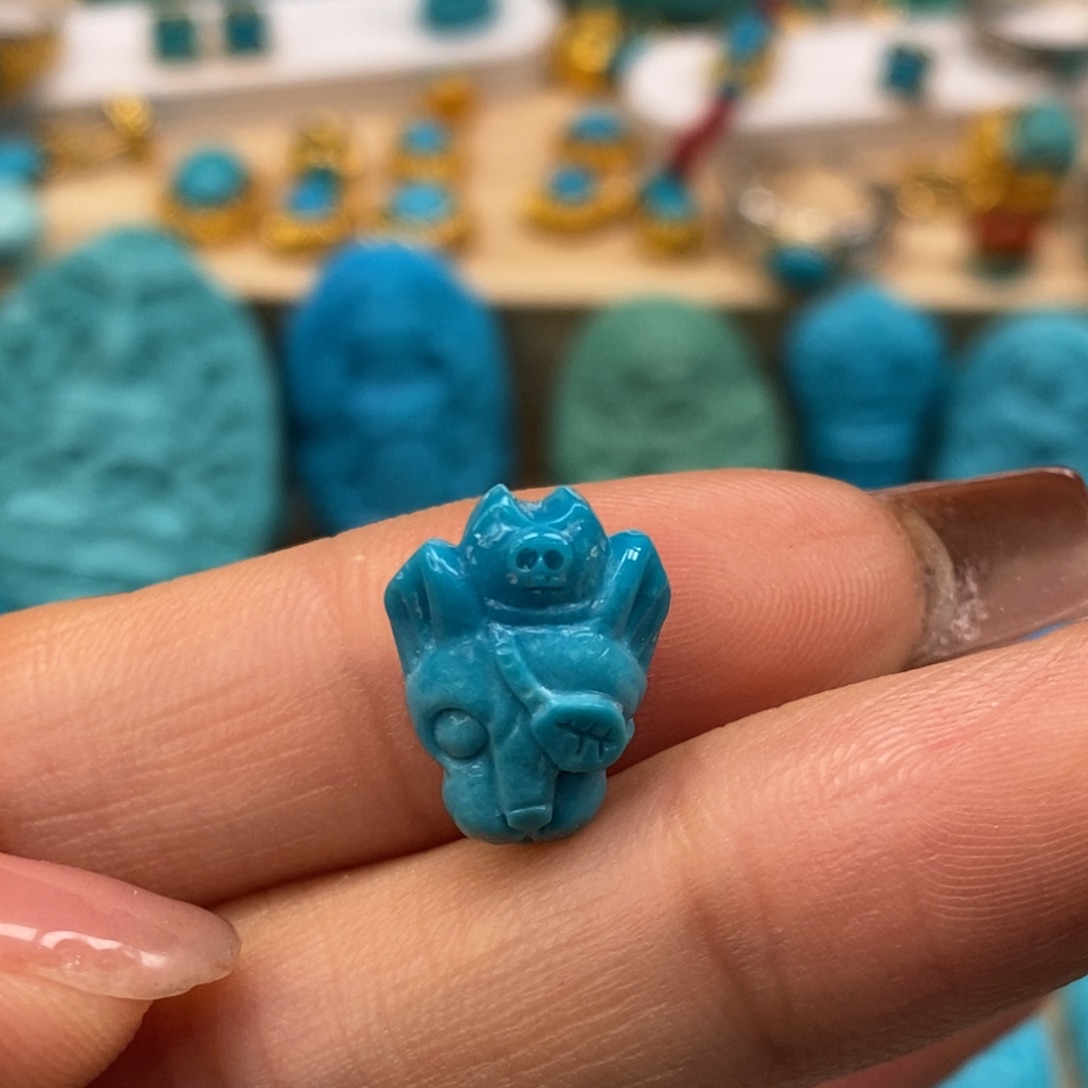 未镶嵌绿松石挂件