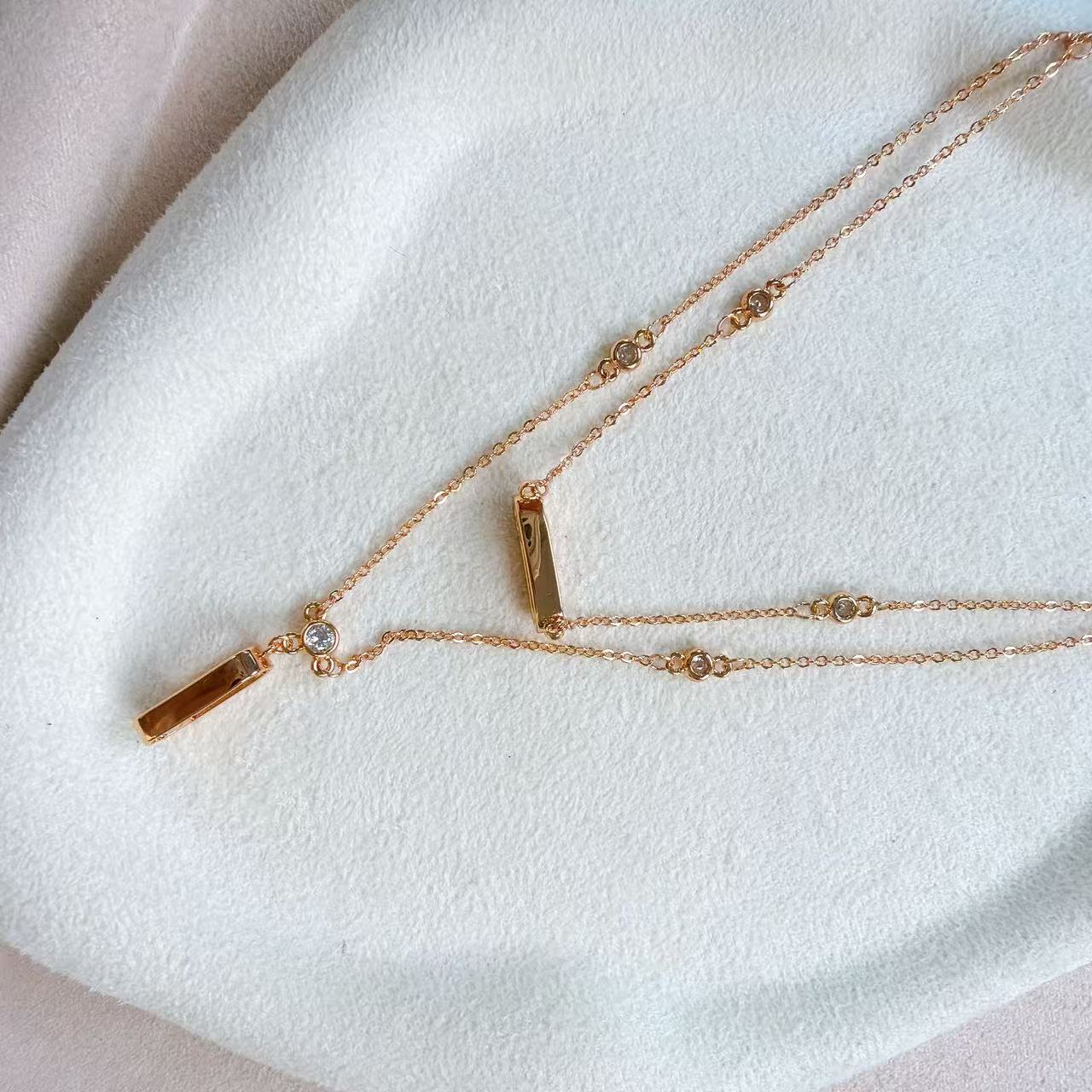 铜合金锆石项链 【AG•饰品】项链AG02413