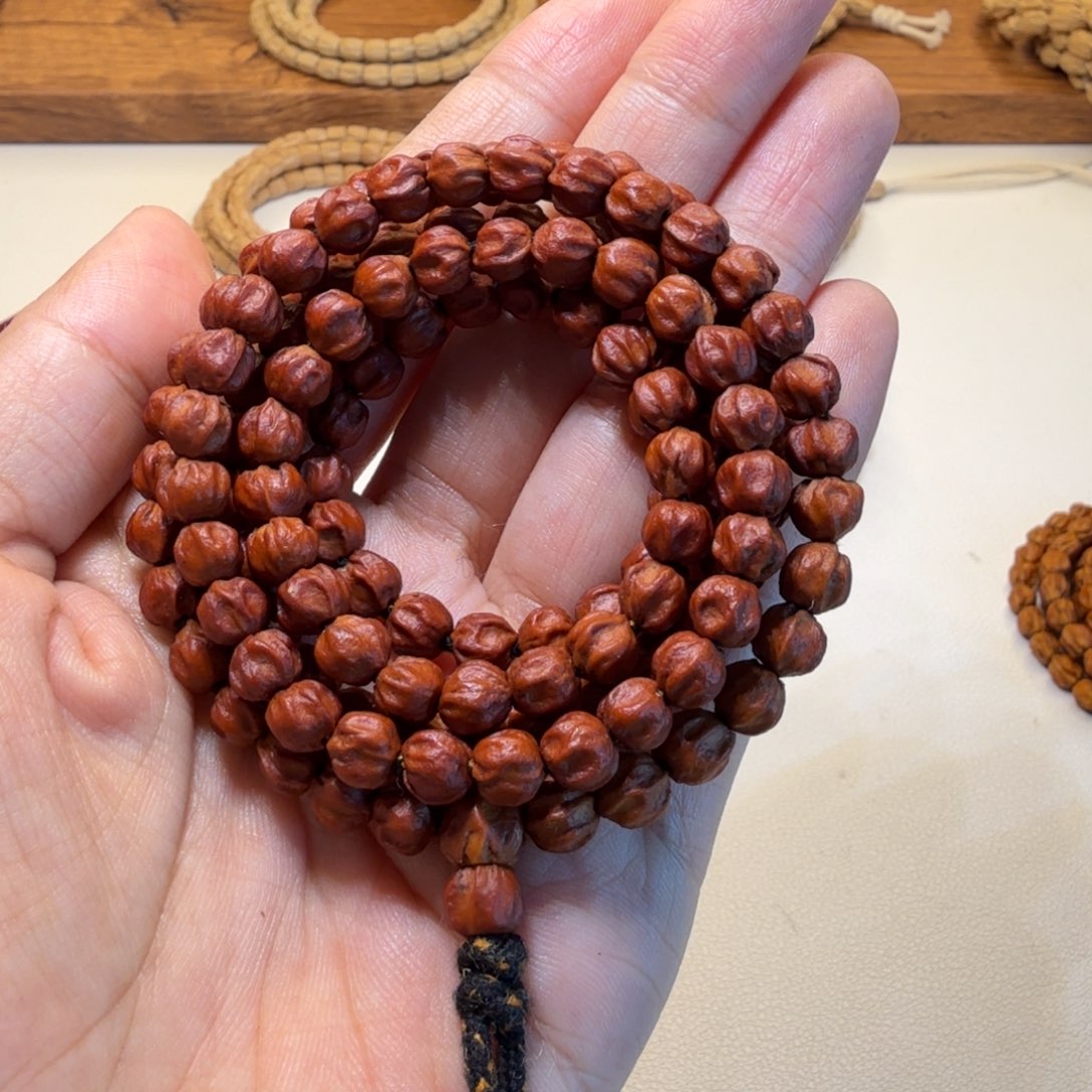 柏香籽/百香籽手串亮**行红莲