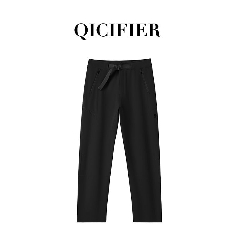 【QICIFIER】黑色Moose原单 防晒速干防泼水休闲长裤22508